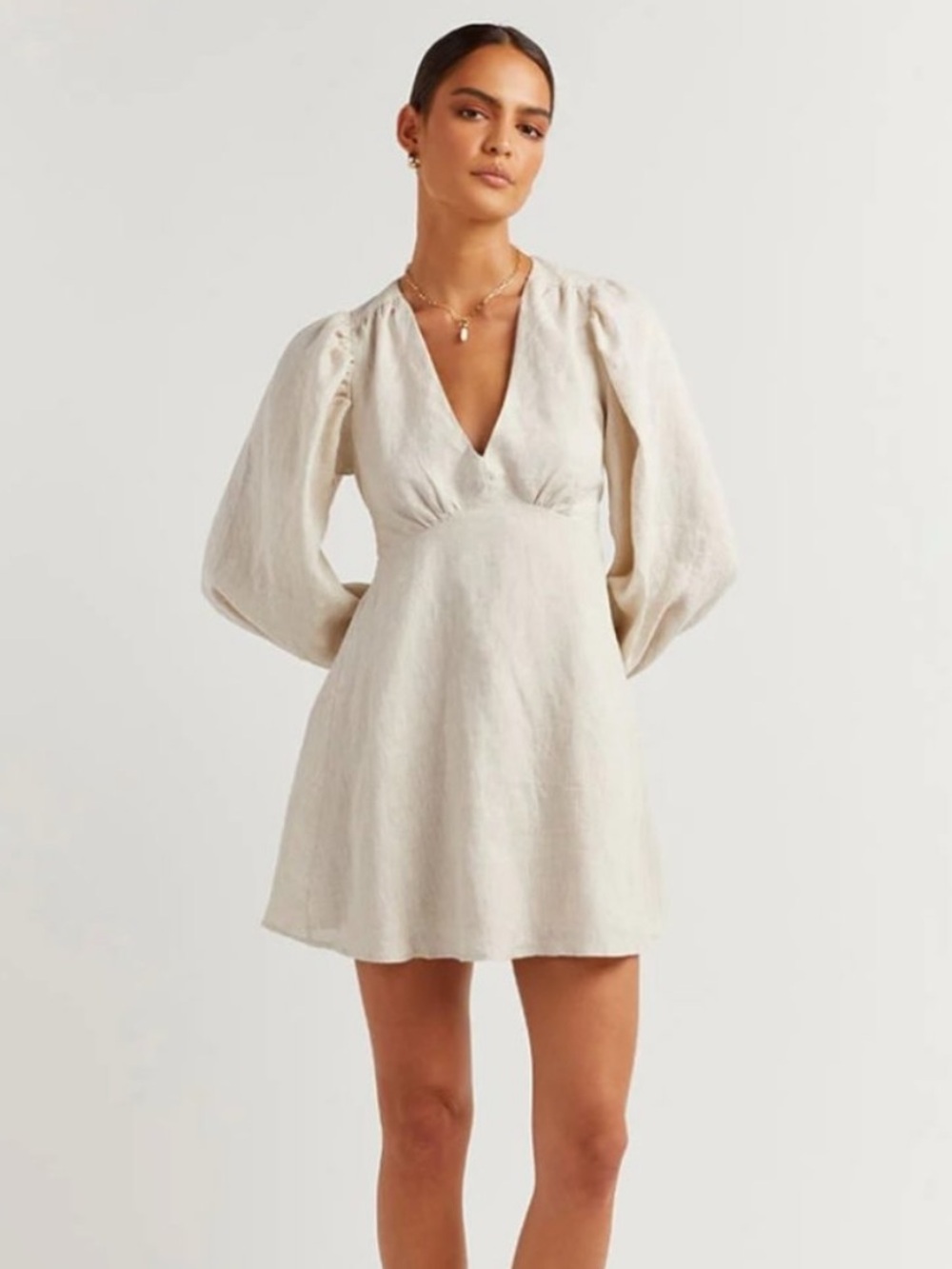 DISSH Rosa Linen Mini Dress